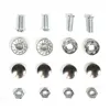 4Pcs/Set Chrome Anti-theft Screws Car License Plate Bolts Frame Screws ► Photo 3/6