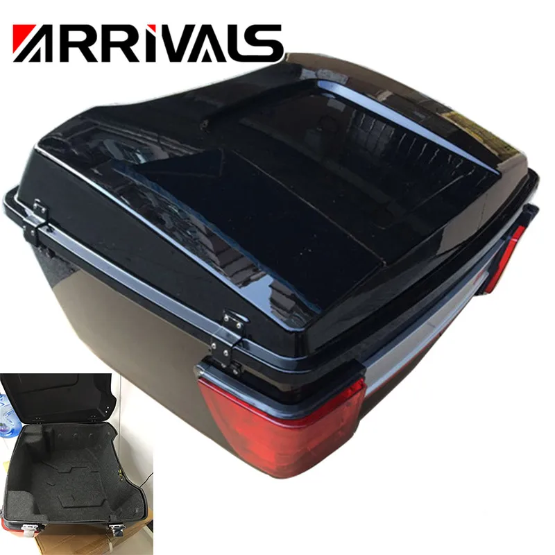 Задняя коробка мотоцикла хвост чемодан багажник чехол Toolbox подходит для Harley Electra Glide