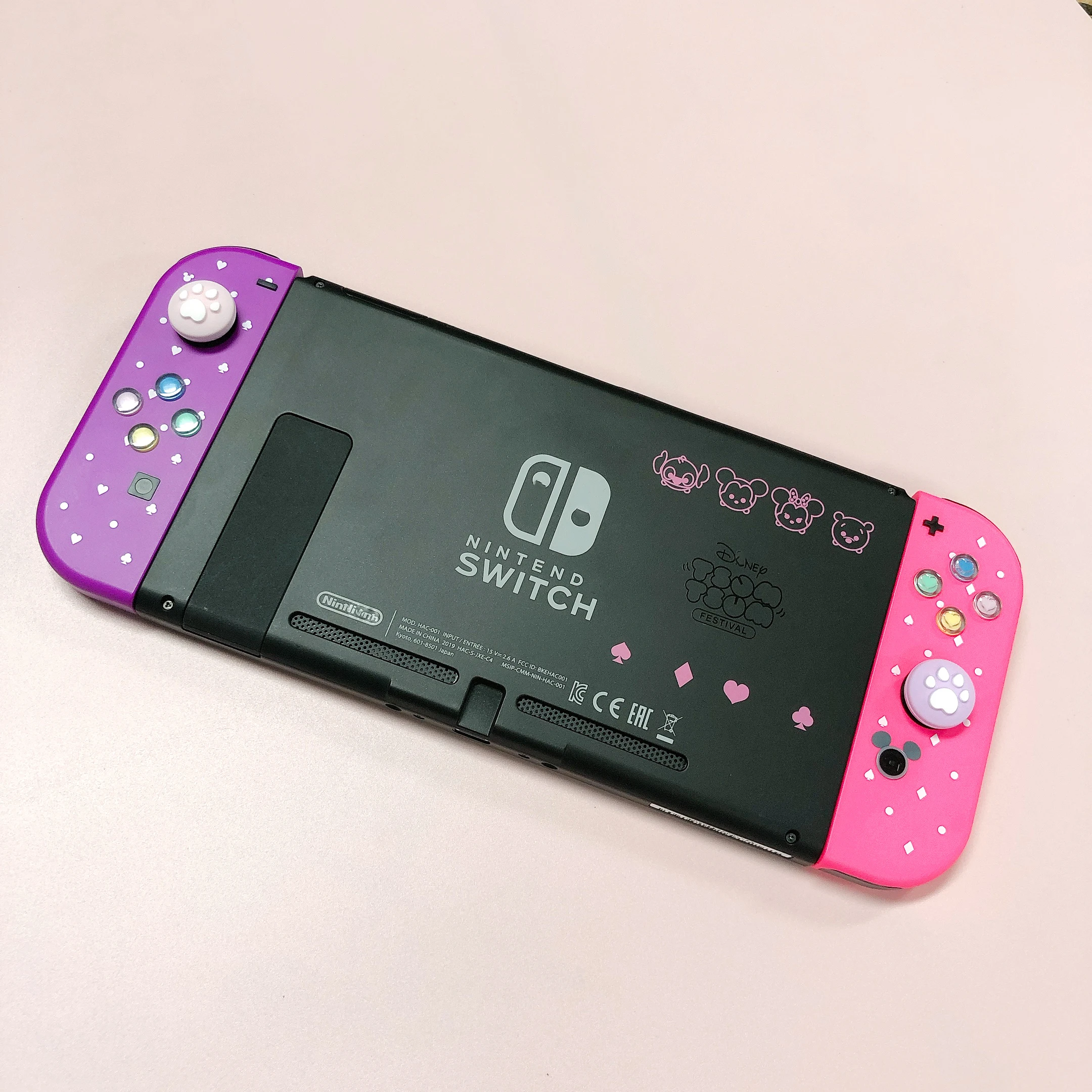 Сменная Крышка корпуса для консоли Nintendo Switch JoyCon Mickey чехол Nitendo Задняя Лицевая