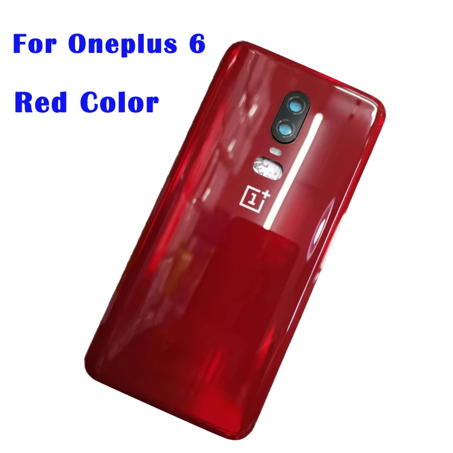 3D стекло для OnePlus 6 Задняя крышка батареи дверь задняя стекло для Oneplus 6T крышка батареи 1+ 6T корпус чехол с объективом камеры