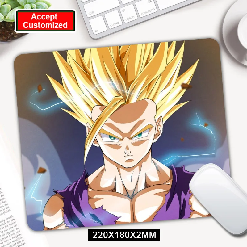 Dragon Ball настольная клавиатура Коврик для мыши игровой коврик для мыши Компьютерная коврик для мыши - Цвет: 22x18cm