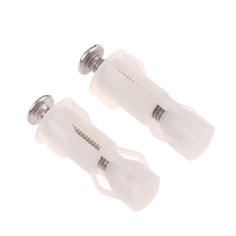 2Pcs  Toilet Seat Hinges Screws Wc Hole Fixing Easy Installation Universal Replacement Toilet Seat Hinge Set 2Pcs  Toilet Seat Hinges Screws Wc Hole Fixing Easy Installation Universal Replacement Toilet Seat Hinge Set