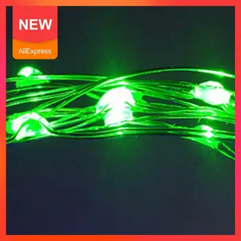 

LED Fairy String Light Battery Powered 2M Silver Copper Wedding Party Holiday Lamp Wire For Christmas 5Colors Mini N5C2