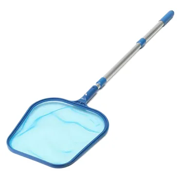 

Swimming Pool Net Leaf Rake Mesh Skimmer With Adjustable 4 Foot Telescopic Pole