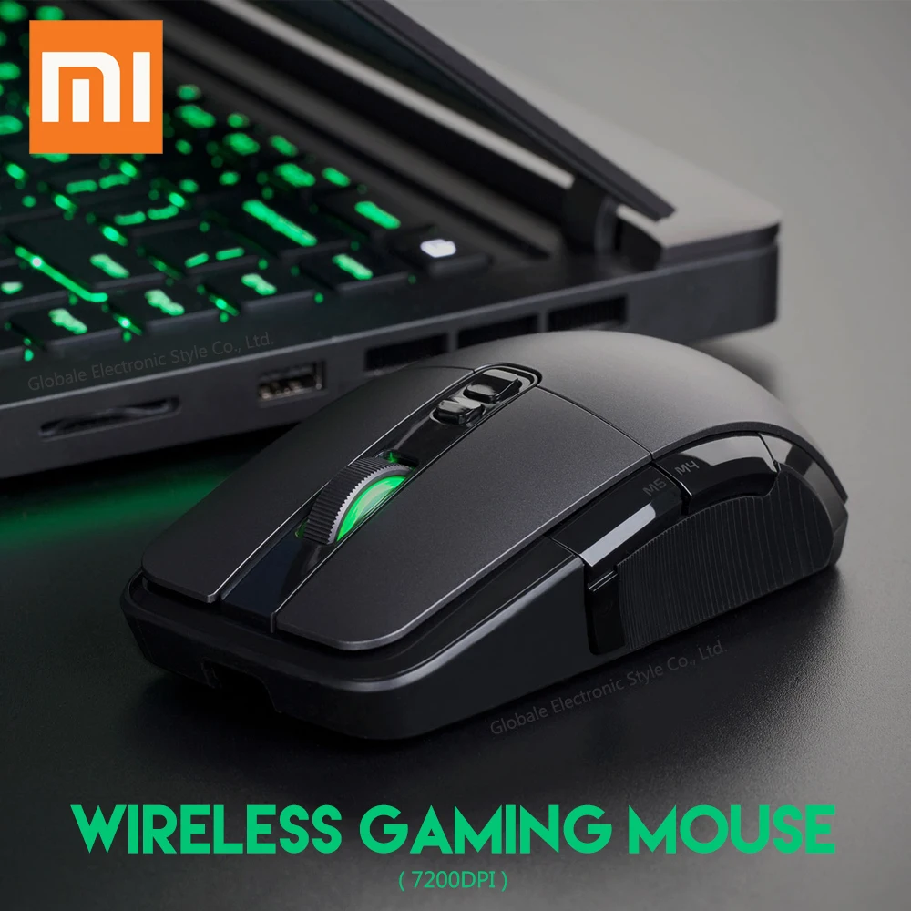 

Original Xiaomi Wireless Mouse Gaming USB 2.4GHz 7200DPI RGB Backlight Rechargeable Computer Mouse Gamer Optical