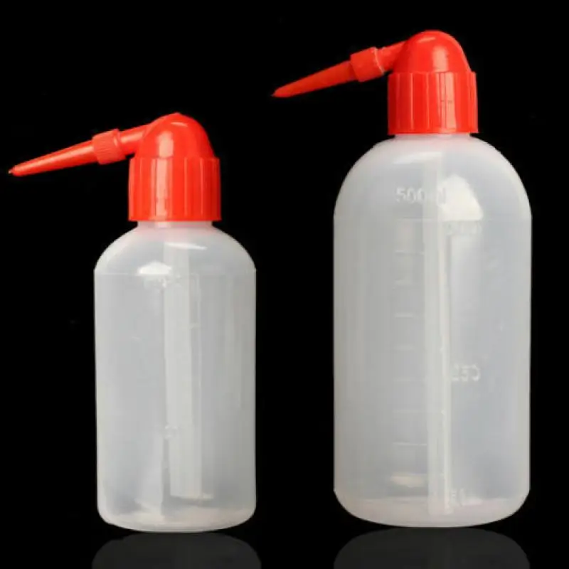250ml/500ml Red Bird Head Tattoo Squeeze Bottle Diffuser Green Soap Wash Lab Supply Plastic 1 pcs plastic storage bottle