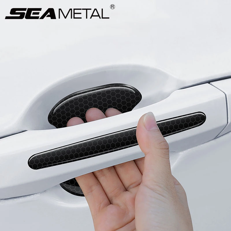 Car Door Handle Sticker Protective Film Door Bowl Protector Trim Strip Universal Anti-Scratch