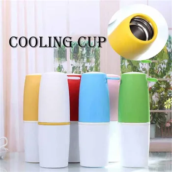 

Quick Cooling Cups Cooling Water Bottle Glass Stainless Vacuum Flask Chilly Five Modern Colors Vacuum Flask JMWW