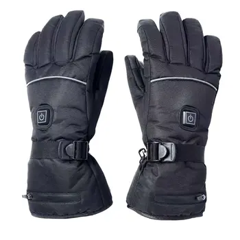 

Winter Ski Warm Electric Heating Gloves Three-Level Thermostat Electric Gloves Finger Back Heating Gloves