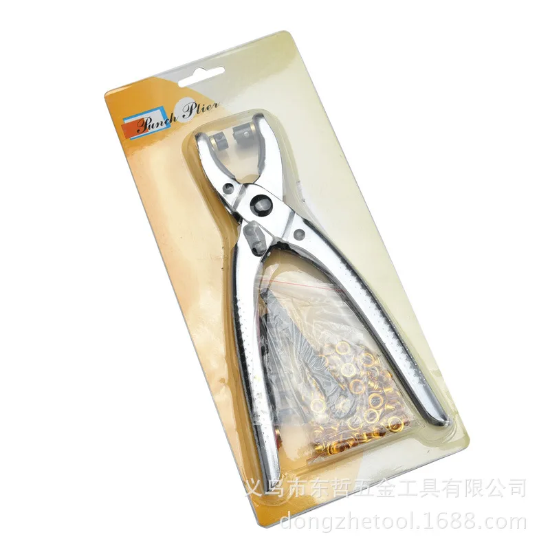 

Punched Riveting Clamp Punched Pressure Eyelet Clamp Punched Pressure ji yan qian Multi-functional Riveting Clamp Punch plier