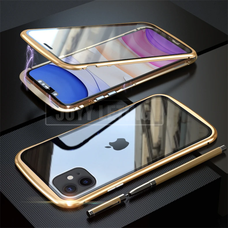 Полный корпус защитный чехол для телефона iPhone 11 Pro максимальный чехол 360 магнитный чехол для iPhone 11 Pro чехол противоударный бронированный чехол