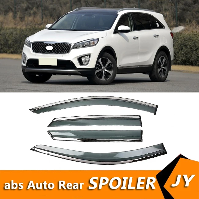 For Kia Sorento 2015 Window Visor Vent Shades Sun Rain Deflector Guard