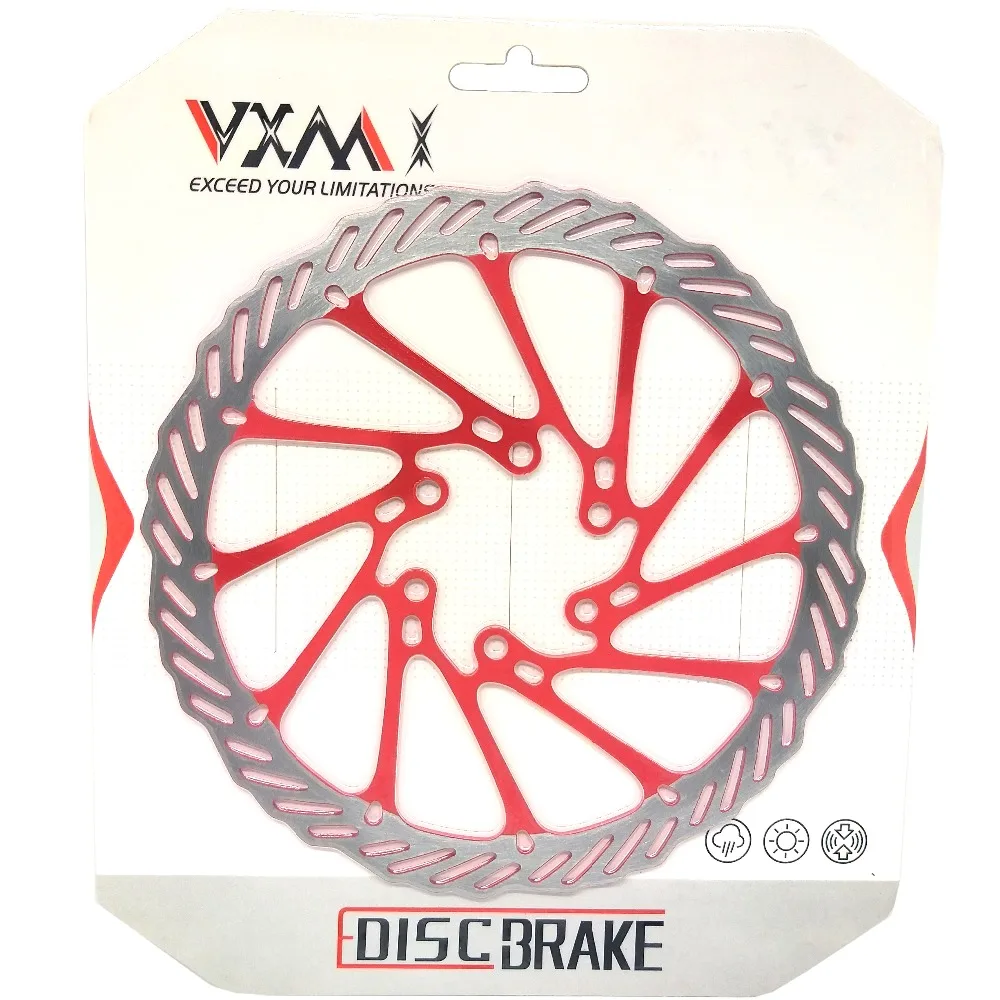 VXM 160 мм 6 болтов ротор нержавеющая сталь гидравлический дисковый тормоз Серебряный Черный Красный Синий Золотой тормозной диск bycicle MTB дорожный велосипед