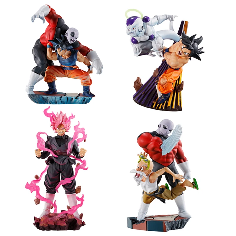 Bandai genuíno gashapon em estoque dragon ball super goku preto majin buu  figura de ação coleção modelo brinquedos presentes para crianças -  AliExpress