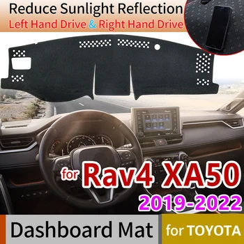 

for Toyota Rav4 XA50 2019 2020 RAV 4 XA 50 Anti-Slip Mat Dashboard Cover Pad Sunshade Dashmat Carpet Anti-UV Car Accessories Rug