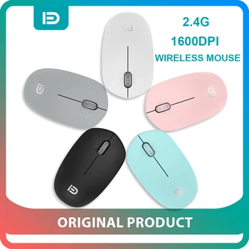 

FuDe i210 2.4Ghz Wireless Mouse chargeable Lightweight Portable Colorful Light Cartoons Mouse Bluetooth Mice for Laptop PC