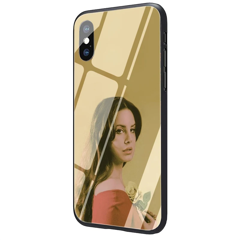 G7 EWAU Lana Del Rey чехол из закаленного стекла для телефона для iphone 5 5s SE 6 6s 7 8 plus X XR XS 11 Pro Max - Цвет: G7