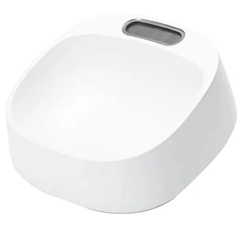 

Pet Weighing Bowl,Smart Digital Pet Food Drinking Measuring Scale Feeder with Display for Dog&Cat Pet Food/Water Measuring Tools