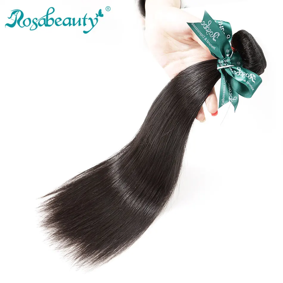 Rosabeauty 10А индийские пучки прямых и волнистых волос 6-30 28 дюймов Пряди необработанные человеческие волосы утки девственные волосы для наращивания