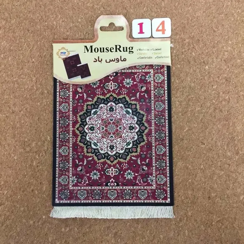 Mouse Pad Carpet Mat Rug Retro Style Gaming Mairuige Persian Mini Woven Pattern 