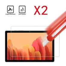Cover Screen-Protector Tablet Tempered-Glass Tab A7 Galaxy T500/T505 Samsung 2pcs 
