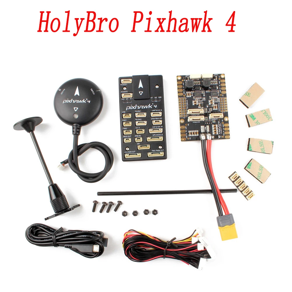 HolyBro Pixhawk 4 автопилот система управления полетом и M8N gps модуль комбо|Детали