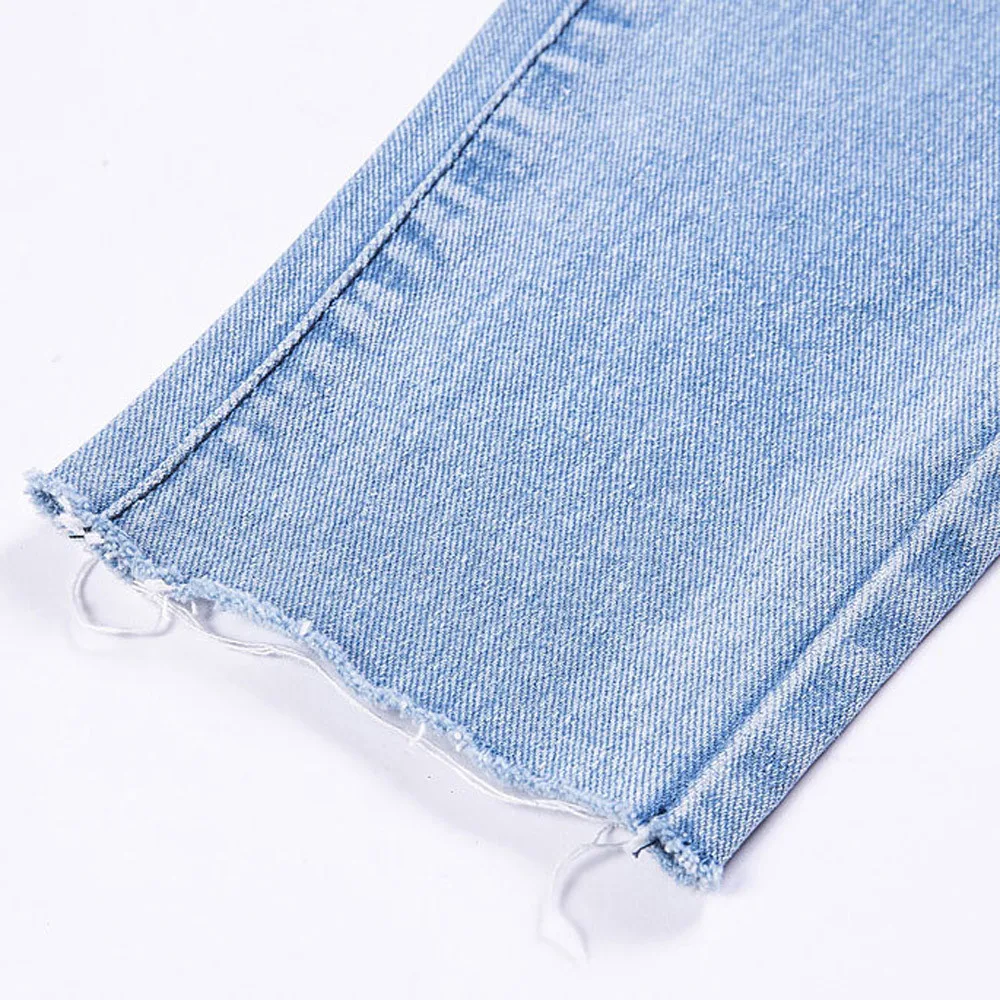 Модные женские джинсы с высокой талией, с цветочным узором, с карманами, обтягивающие джинсы, брюки+ ремень, сексуальные брюки, уличная джинсовая одежда L42