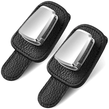 

DHBH-2 Pack Car Spectacle Frame, Universal Car Sun Visor, Sunglasses Frame, Spectacle Frame Car Holder, Black