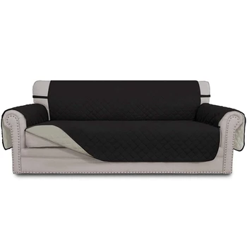 

Sofa Slipcover Reversible Sofa Cover Water Resistant Couch Cover Furniture Protector with Elastic Straps