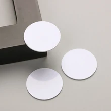 Etiqueta Ntag 215 NFC con forma redonda, Mini etiqueta para llave, etiquetas de llaveros, muestra de patrulla, etiqueta RFID Universal, Tarjeta electrónica con Chip de teléfono NFC, 5 uds.