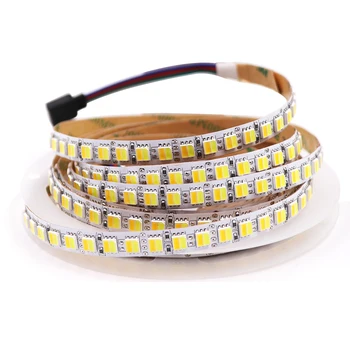 

12V 5050 LED Strip CCT RGB Tape Lights 5m 600 Pixel Flexible LED White Warm 120LED/m Strips Lighting Home Decoration Lamp String