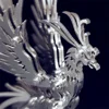 Microworld 3D Metal Animal Puzzle Bath Fire Phoenix Model Steel Warcraft DIY Assembled Jigsaw Detachable Toy Gift For Adult Teen 4