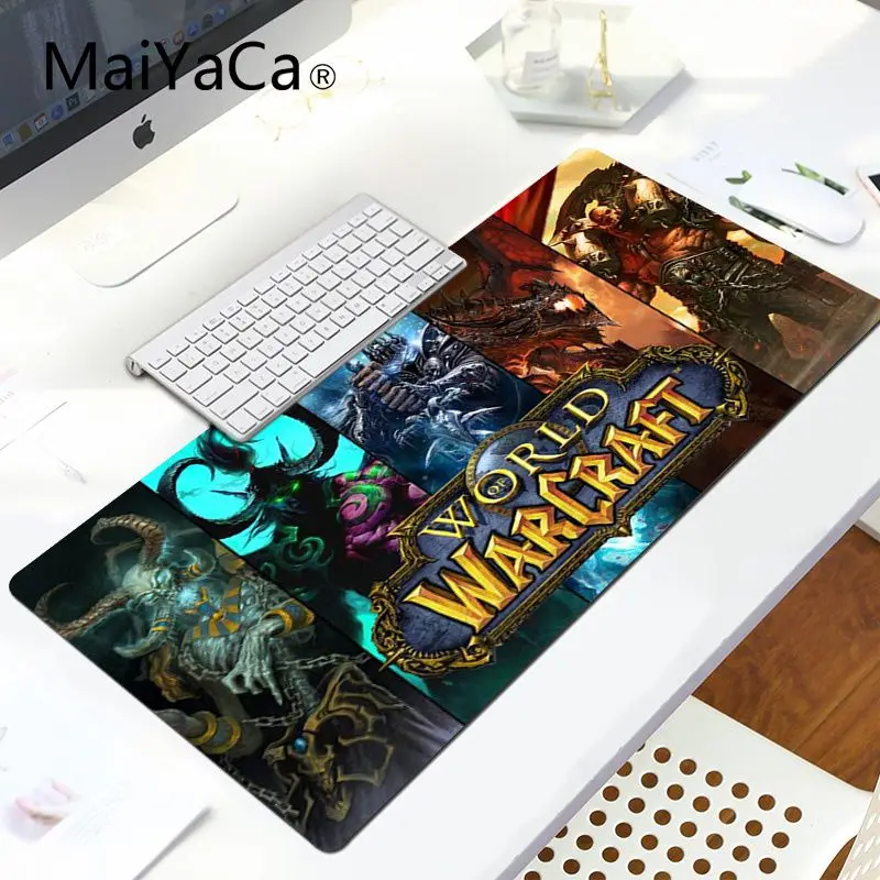 Игровой коврик для мыши MaiYaCa, забавный Мир warcraft, прочный резиновый коврик для мыши, большой коврик для мыши, компьютерный коврик для мыши
