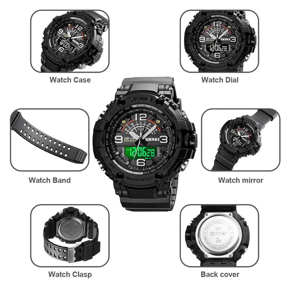 skmei watch military time