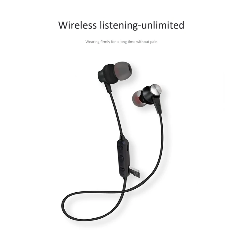 Letang Bluetooth Earphone Neckband 4 2 Wireless Headset Long Standby Sport Waterproof and Sweatproof Earbuds