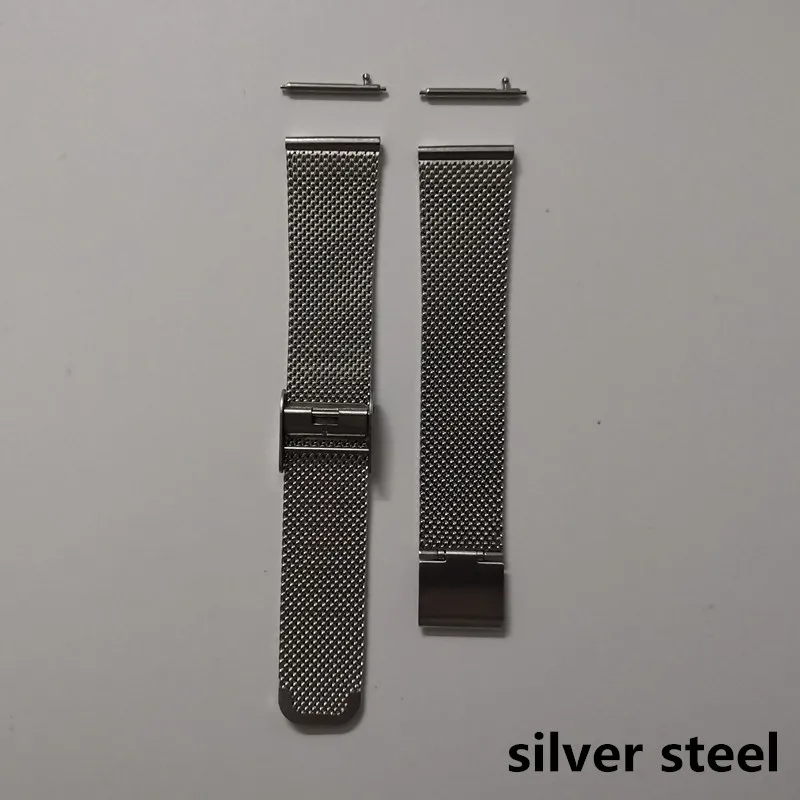 Умные аксессуары стальной ремешок кожаный ремешок для умных часов es KW10 умный Браслет PK Смарт часы L5 ремешок - Цвет: silver steel