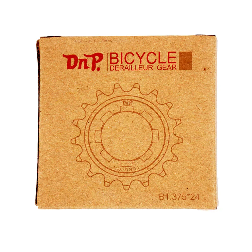 Bike Freewheel Bicycle Parts DNP Single Speed Freewheel 16T With Removal Tool Chromoly Steel Nickle Plate
