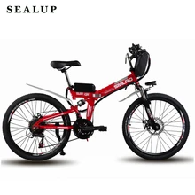 26 дюймов Электрический горный велосипед складной электрический велосипед 48 В литиевая батарея внедорожный горный велосипед 500 Вт Мотор привод Ebike