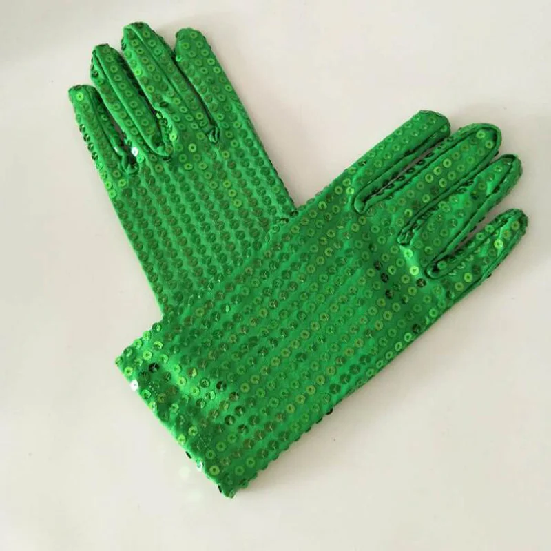 Etiquette Gloves Lace Gloves Stocking Gloves Jewelry Gloves Fishnet Gloves 1 Pair Michael Jackson Sequined gloves Evening Party Costume Gloves dance at the kindergarten's Kids Gloves 10 colors