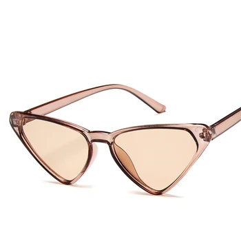 

New women's triangle cat-eye sunglasses fashion fashion net red same vintage sun glasses