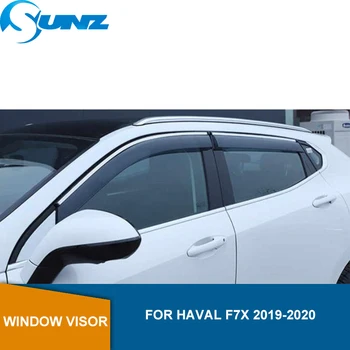 

Side Window Deflector For Haval F7X 2019 2020 Smoke Sun Rain Guards Weather Shield Car Stylings SUNZ