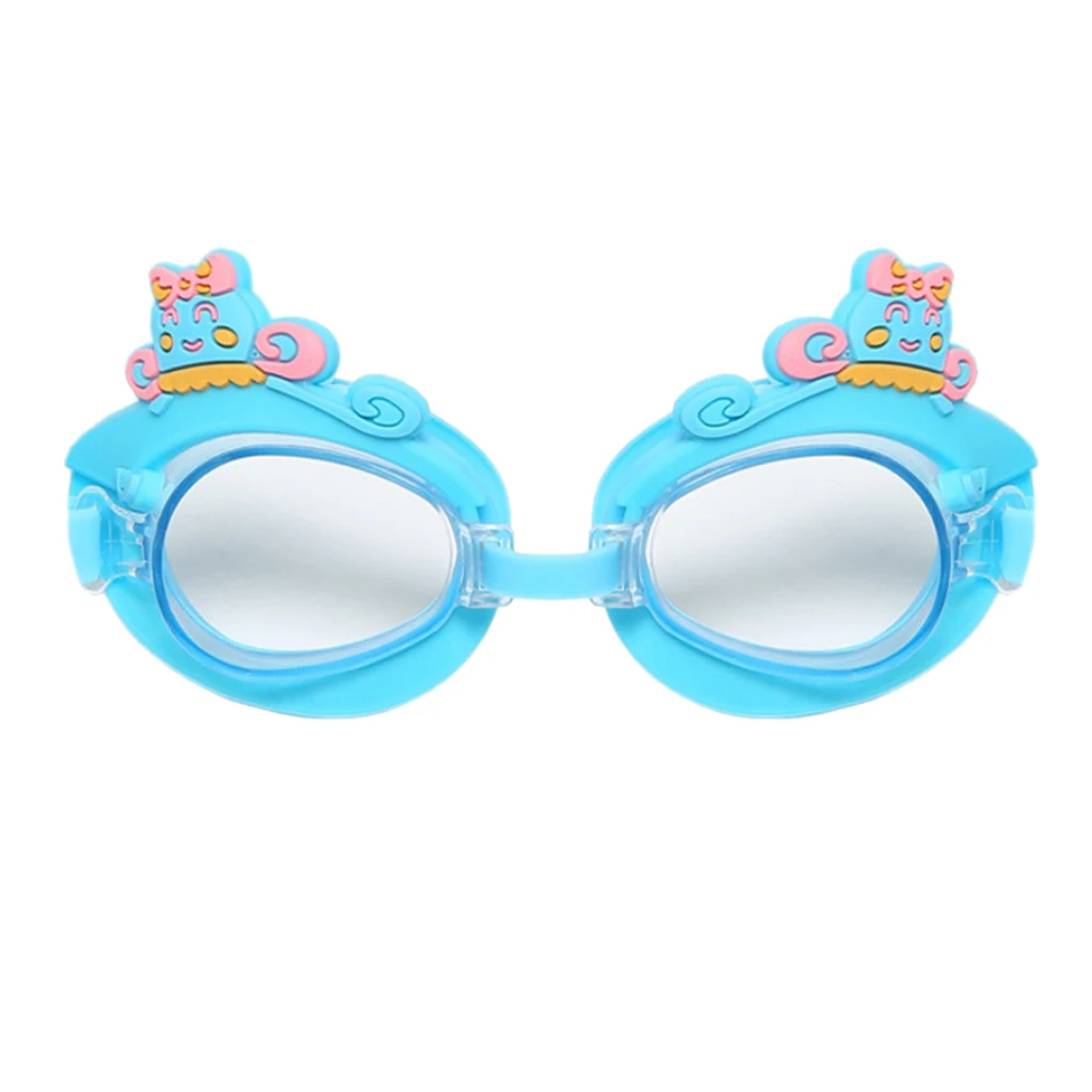 Kids Swimming Goggles Anti-Fog Waterproof Swim Glasses & Silicone Frame for Children - Select Colors