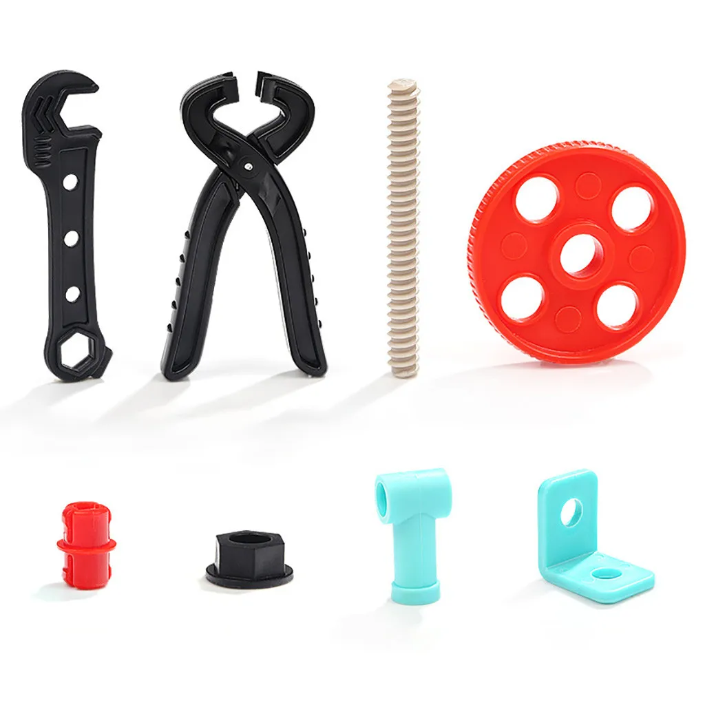 Образование для детей Веселые Обучающие игрушки для детей DIY Детская комбинация разборочный винт гайка коробка инструментов для ремонта в сборе W826