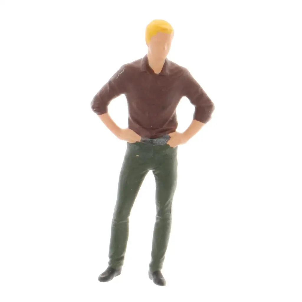 Classical 1:64 Scale Male Figures Diorama Scene Scenario Model Kit Character