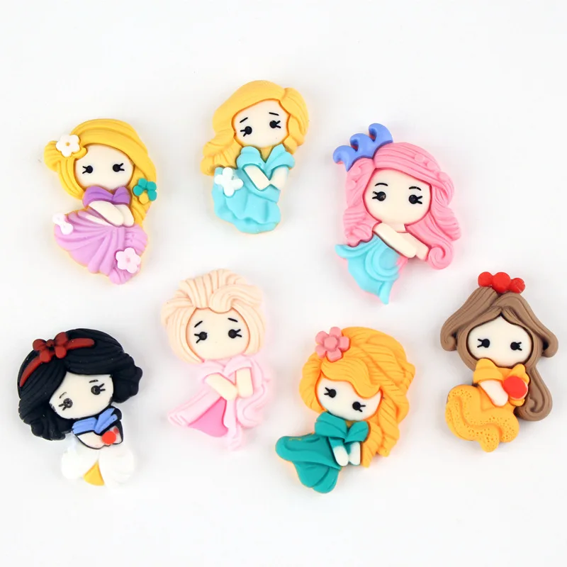 Бесплатная доставка ювелирные изделия Kawaii Смола Кабошон материал украшения