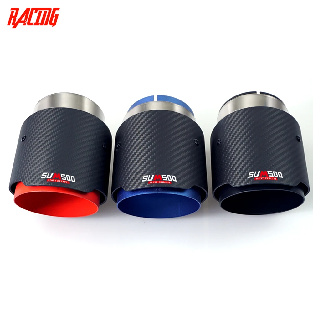 1 Piece Carbon Exhaust Tips For Mazda Cx5 Cx4 Cx3 Mazda Axela Mazda