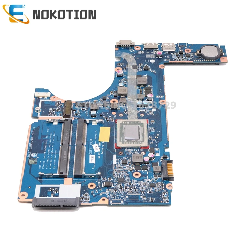 NOKOTION 860030-001 907358-601 809001-002 для hp 445 g4 455 g4 Материнская плата ноутбука DAX93AMB6G0 A9-9410 Процессор DDR3