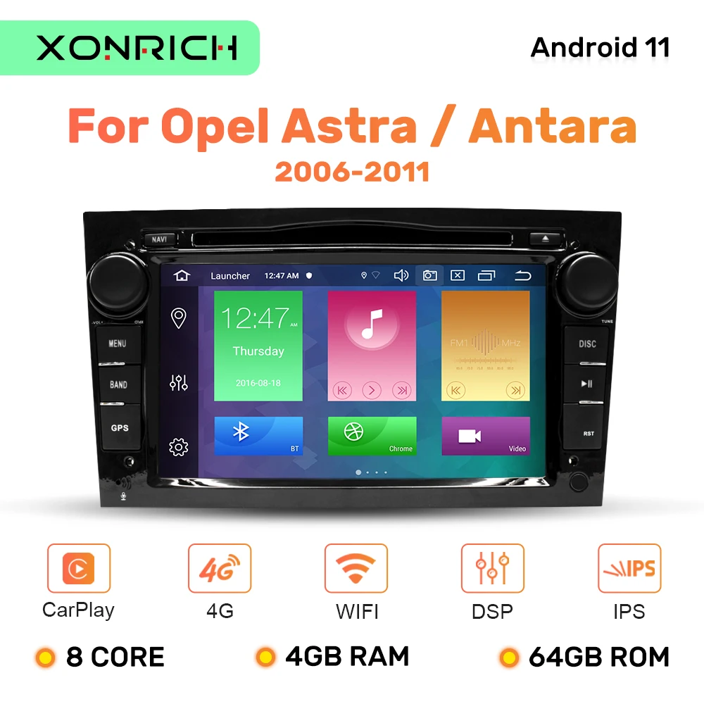 Ips 2 Din Android 11 Car Radio Multimedia For Opel Vectra C Vauxhall Astra Hg J Zafira B Corsa D Vivaro Meriva Antaravedadsp 4gb Car Multimedia Player Aliexpress