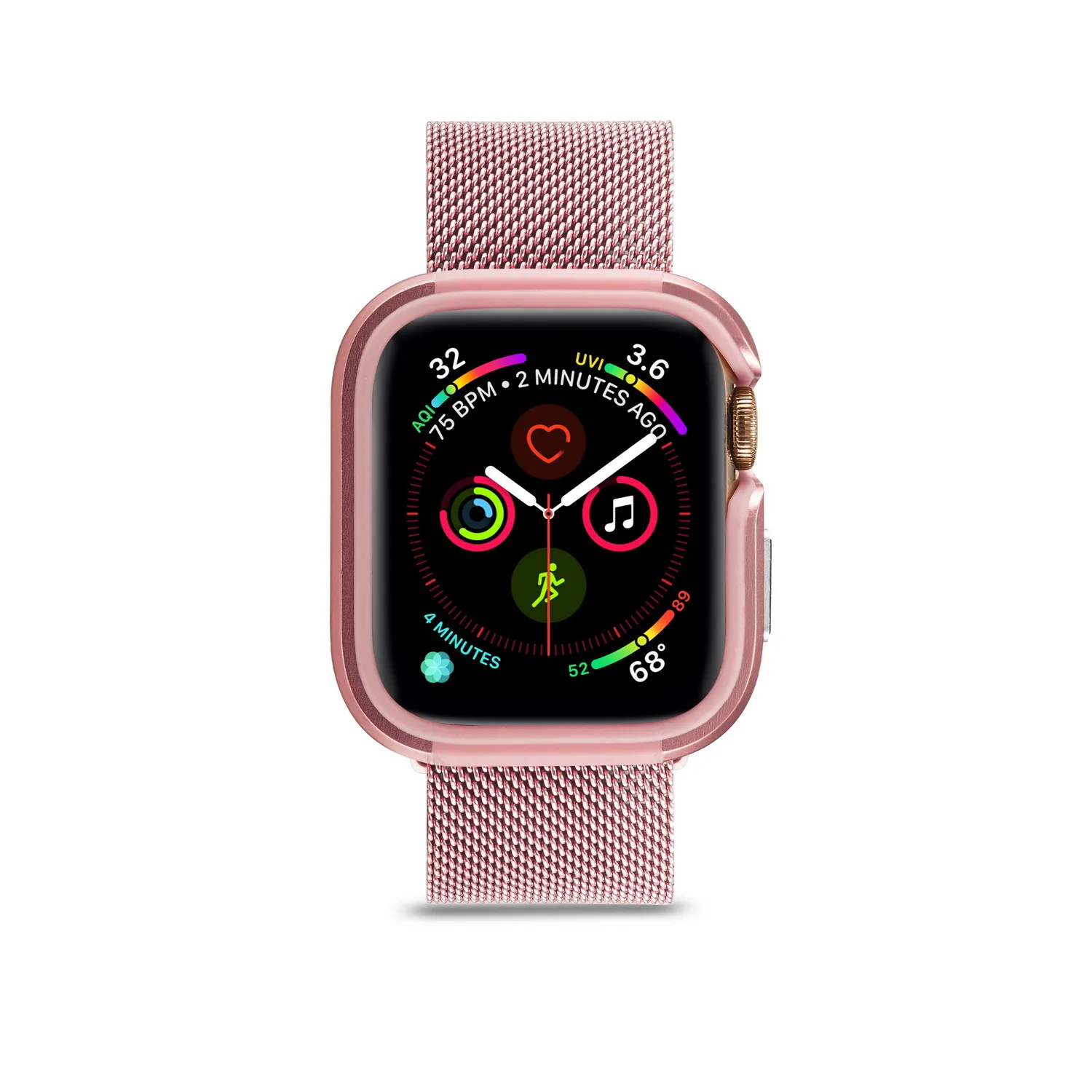 Магнитный металлический чехол для часов Apple Watch Series 5 4 Iwatch 40 мм 44 мм Тонкий ТПУ защитный чехол бампер