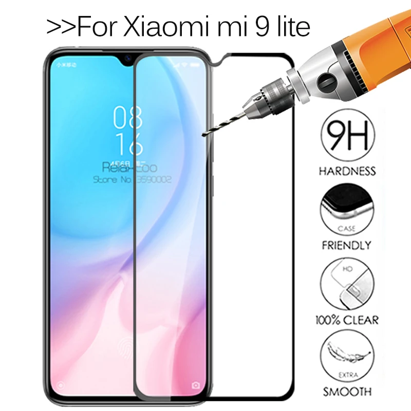 Защитное стекло для xiaomi mi 9 lite защита экрана телефона на xaomi xiomi mi9 light mi9lite чехол из